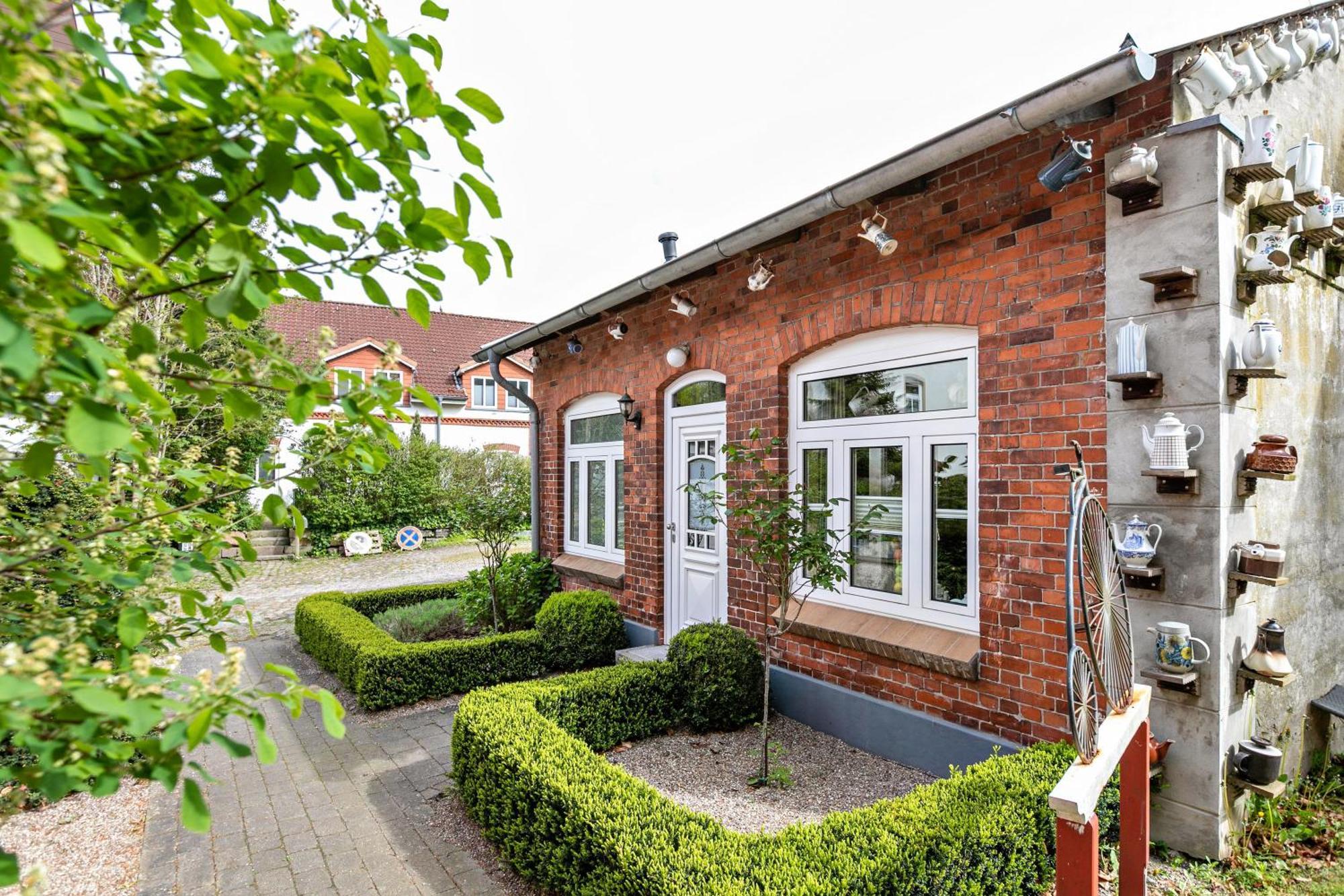 Ferienwohnung Kaffeemuehle Flensburg Buitenkant foto